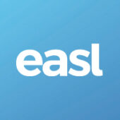 easl logo linkedin_blue background